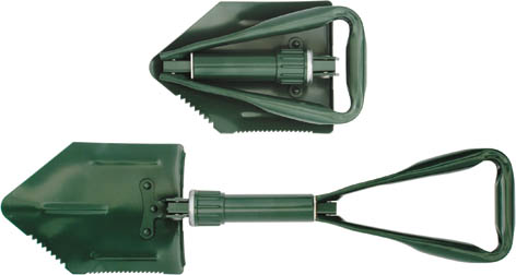заказать и купить Лопата саперная складная FIT, цвет: зеленый, 570 мм