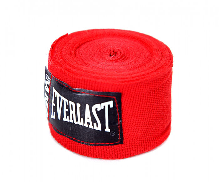 заказать и купить Бинты боксерские эластичные Everlast MMA, длина 2,54 м, цвет: красный