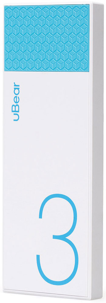 заказать и купить uBear Light 3000, White Light Blue внешний аккумулятор