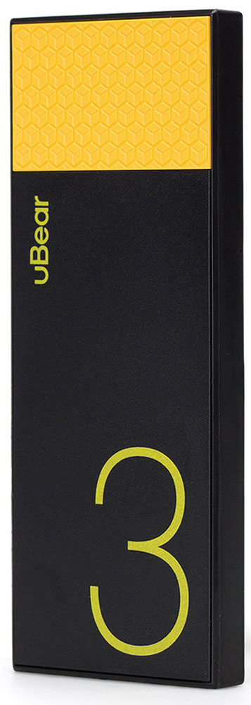 заказать и купить uBear Light 3000, Black Yellow внешний аккумулятор