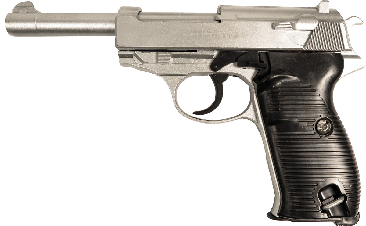 заказать и купить Пистолет софтэйр Galaxy G.21S, цвет: серебристый, пружинный, 6 мм
